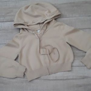 ADEAM..RIBBON LACED HOODIE..